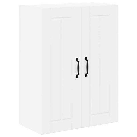 vidaXL Kitchen Wall Cabinet with Door High Gloss White 60 x 31 x 80 cm