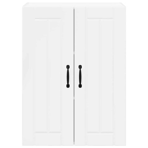 vidaXL Kitchen Wall Cabinet with Door High Gloss White 60 x 31 x 80 cm
