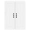 vidaXL Kitchen Wall Cabinet with Door High Gloss White 60 x 31 x 80 cm