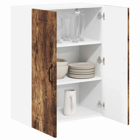 vidaXL Kitchen Wall Cabinet Smoked Oak 60 x 31 x 80 cm Engineered Wood