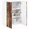 vidaXL Kitchen Wall Cabinet Smoked Oak 60 x 31 x 80 cm Engineered Wood