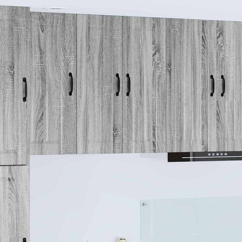 vidaXL Kitchen Wall Cabinet with Shelf Grey Sonoma 60 x 31 x 80 cm