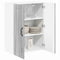 vidaXL Kitchen Wall Cabinet with Shelf Grey Sonoma 60 x 31 x 80 cm