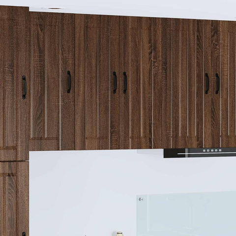 vidaXL Kitchen Wall Cabinet Brown Oak 60 x 31 x 80 cm Engineered Wood