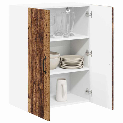 vidaXL Kitchen Wall Cabinet Old Wood 60 x 31 x 80 cm Engineered Wood