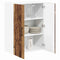 vidaXL Kitchen Wall Cabinet Old Wood 60 x 31 x 80 cm Engineered Wood