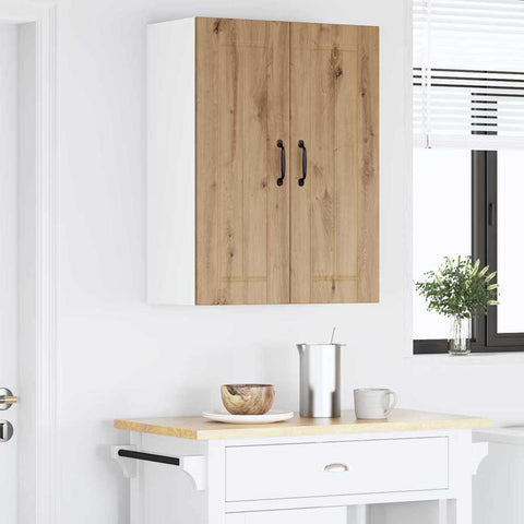 vidaXL Kitchen Wall Cabinet with Shelf Artisan Oak 60 x 31 x 80 cm