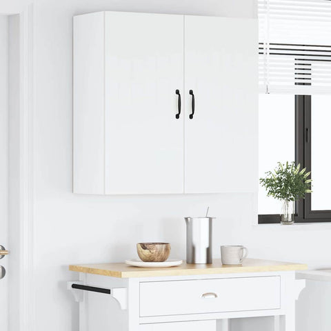 vidaXL Kitchen Wall Cabinet White 80 x 31 x 80 cm Engineered Wood