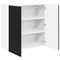 vidaXL Kitchen Wall Cabinet Black 80 x 31 x 80 cm Engineered Wood