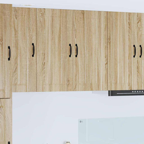 vidaXL Kitchen Wall Cabinet Sonoma Oak 80 x 31 x 80 cm Engineered Wood