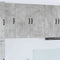 vidaXL Kitchen Wall Cabinet with Shelf Concrete Grey 80 x 31 x 80 cm