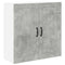 vidaXL Kitchen Wall Cabinet with Shelf Concrete Grey 80 x 31 x 80 cm