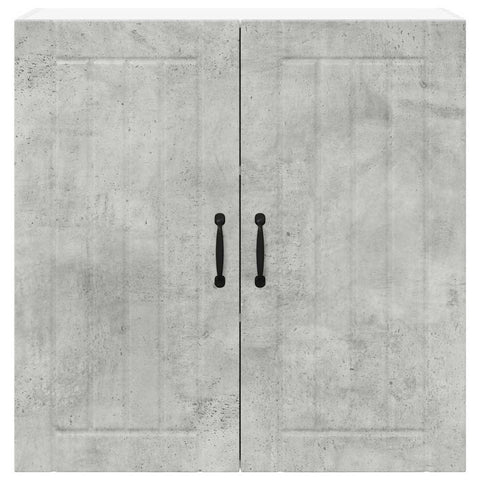 vidaXL Kitchen Wall Cabinet with Shelf Concrete Grey 80 x 31 x 80 cm