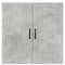 vidaXL Kitchen Wall Cabinet with Shelf Concrete Grey 80 x 31 x 80 cm