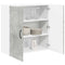 vidaXL Kitchen Wall Cabinet with Shelf Concrete Grey 80 x 31 x 80 cm