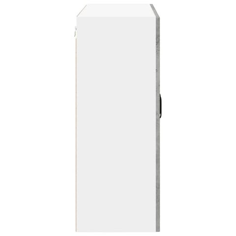 vidaXL Kitchen Wall Cabinet with Shelf Concrete Grey 80 x 31 x 80 cm