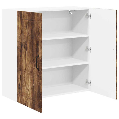 vidaXL Kitchen Wall Cabinet Smoked Oak 80 x 31 x 80 cm Engineered Wood
