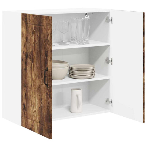vidaXL Kitchen Wall Cabinet Smoked Oak 80 x 31 x 80 cm Engineered Wood
