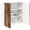 vidaXL Kitchen Wall Cabinet Smoked Oak 80 x 31 x 80 cm Engineered Wood