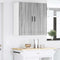 vidaXL Kitchen Wall Cabinet with Shelf Grey Sonoma 80 x 31 x 80 cm