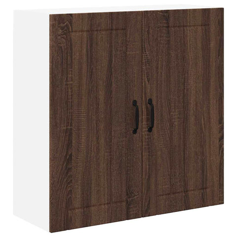 vidaXL Kitchen Wall Cabinet Brown Oak 80 x 31 x 80 cm Engineered Wood