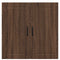 vidaXL Kitchen Wall Cabinet Brown Oak 80 x 31 x 80 cm Engineered Wood