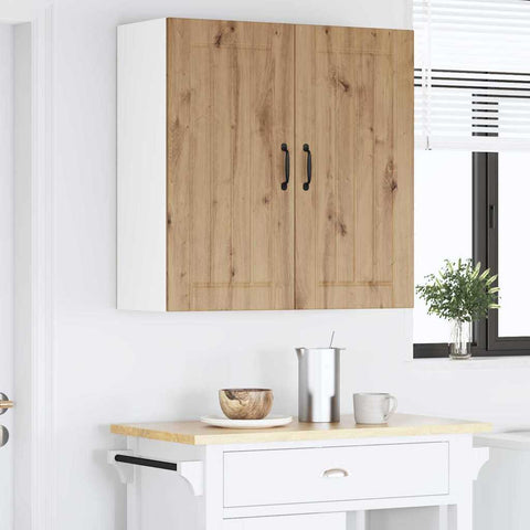 vidaXL Kitchen Wall Cabinet with Shelf Artisan Oak 80 x 31 x 80 cm