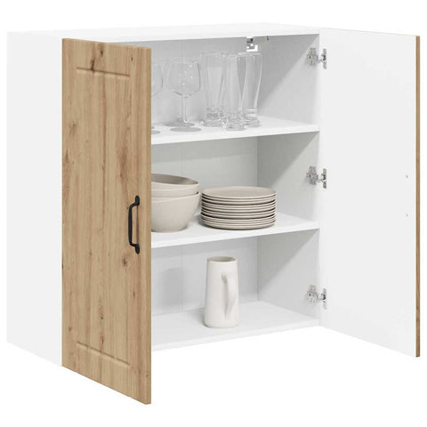 vidaXL Kitchen Wall Cabinet with Shelf Artisan Oak 80 x 31 x 80 cm