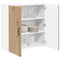vidaXL Kitchen Wall Cabinet with Shelf Artisan Oak 80 x 31 x 80 cm