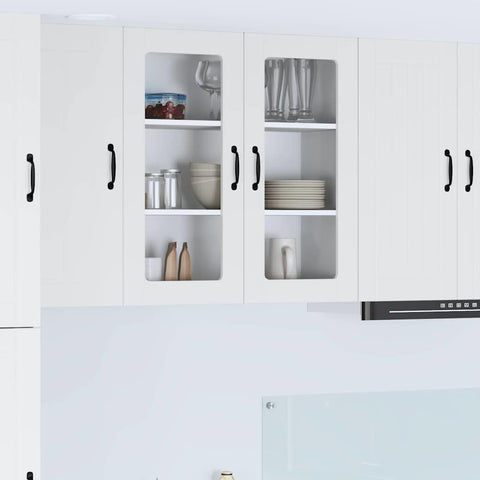 vidaXL Kitchen Wall Cabinet White 80 x 31 x 80 cm Engineered Wood