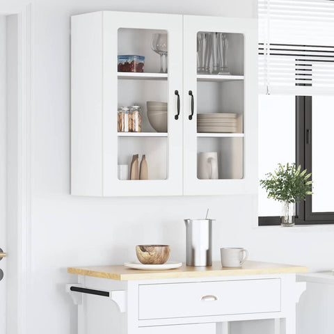 vidaXL Kitchen Wall Cabinet White 80 x 31 x 80 cm Engineered Wood