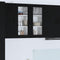 vidaXL Kitchen Wall Cabinet Black 80 x 31 x 80 cm Engineered Wood