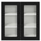 vidaXL Kitchen Wall Cabinet Black 80 x 31 x 80 cm Engineered Wood