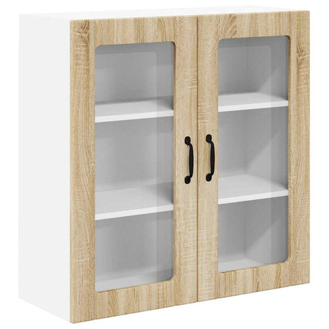 vidaXL Kitchen Wall Cabinet Sonoma Oak 80 x 31 x 80 cm Engineered Wood