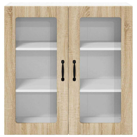 vidaXL Kitchen Wall Cabinet Sonoma Oak 80 x 31 x 80 cm Engineered Wood