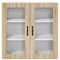 vidaXL Kitchen Wall Cabinet Sonoma Oak 80 x 31 x 80 cm Engineered Wood