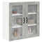 vidaXL Kitchen Wall Cabinet with Shelf Concrete Grey 80 x 31 x 80 cm