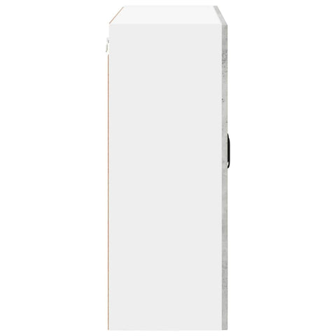 vidaXL Kitchen Wall Cabinet with Shelf Concrete Grey 80 x 31 x 80 cm