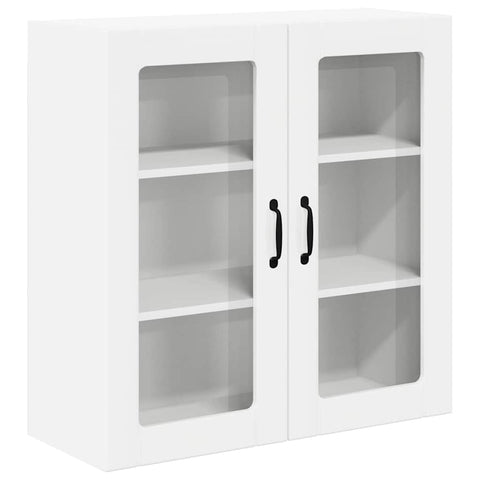 vidaXL Kitchen Wall Cabinet with Door High Gloss White 80 x 31 x 80 cm
