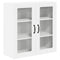 vidaXL Kitchen Wall Cabinet with Door High Gloss White 80 x 31 x 80 cm