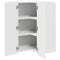 vidaXL Kitchen Wall Cabinet White 57 x 57 x 80 cm Engineered Wood