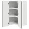 vidaXL Kitchen Wall Cabinet Black 57 x 57 x 80 cm Engineered Wood