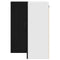 vidaXL Kitchen Wall Cabinet Black 57 x 57 x 80 cm Engineered Wood