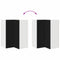 vidaXL Kitchen Wall Cabinet Black 57 x 57 x 80 cm Engineered Wood