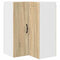 vidaXL Kitchen Wall Cabinet Sonoma Oak 57 x 57 x 80 cm Engineered Wood