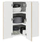 vidaXL Kitchen Wall Cabinet Sonoma Oak 57 x 57 x 80 cm Engineered Wood