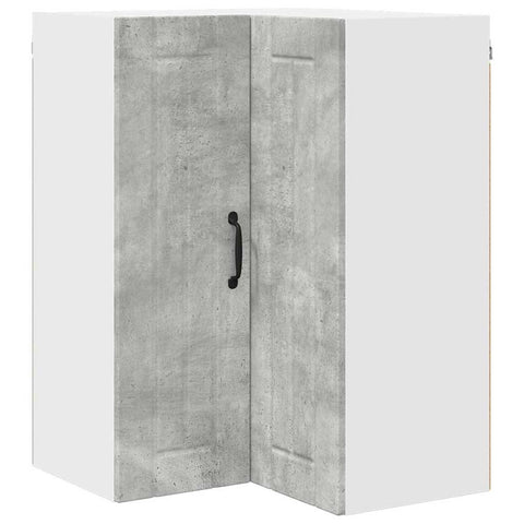 vidaXL Kitchen Wall Cabinet with Shelf Concrete Grey 57 x 57 x 80 cm