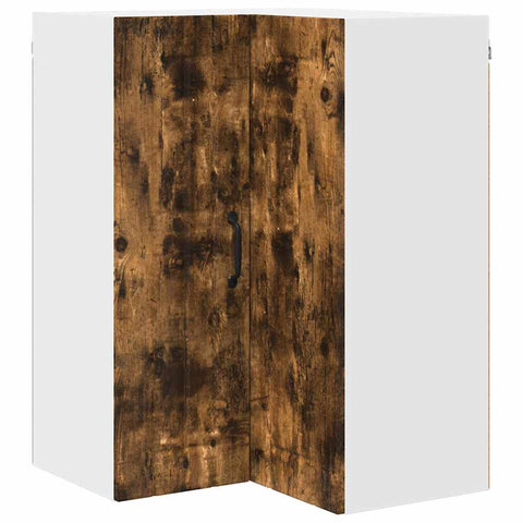 vidaXL Kitchen Wall Cabinet Smoked Oak 57 x 57 x 80 cm Engineered Wood