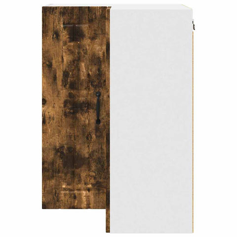 vidaXL Kitchen Wall Cabinet Smoked Oak 57 x 57 x 80 cm Engineered Wood