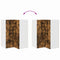vidaXL Kitchen Wall Cabinet Smoked Oak 57 x 57 x 80 cm Engineered Wood